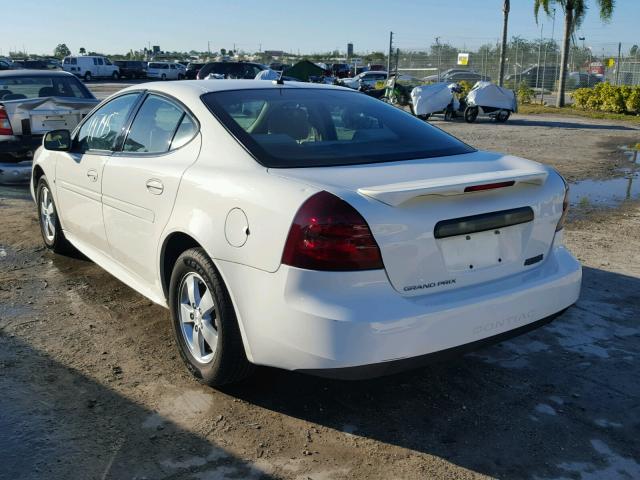 2G2WP582271179136 - 2007 PONTIAC GRAND PRIX WHITE photo 3