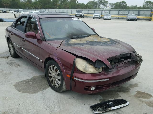 KMHWF35H23A740507 - 2003 HYUNDAI SONATA GLS RED photo 1