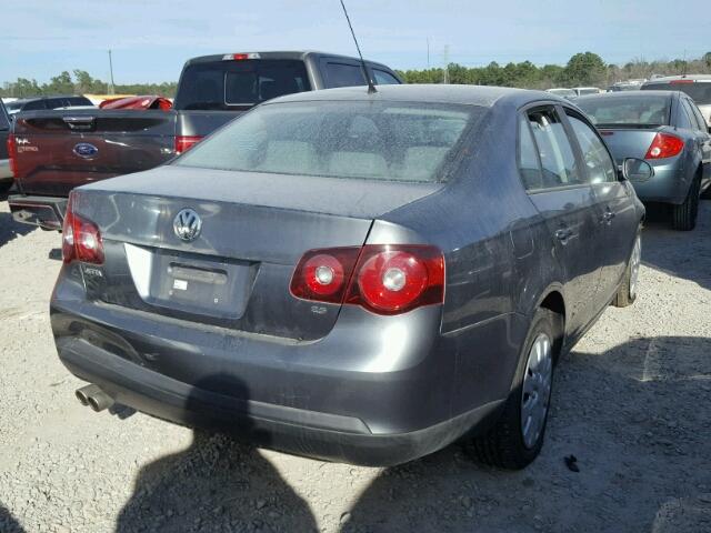 3VWJM71K48M104756 - 2008 VOLKSWAGEN JETTA S GRAY photo 4