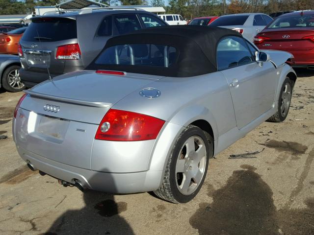 TRUUT28N711048147 - 2001 AUDI TT QUATTRO SILVER photo 4