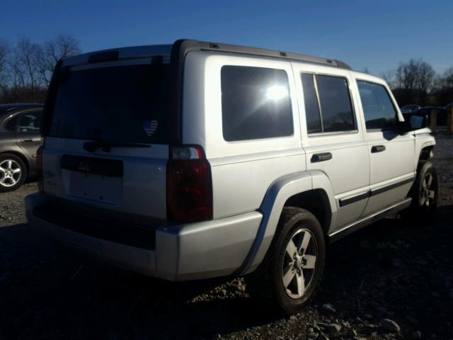 1J8HG48N56C195065 - 2006 JEEP COMMANDER ვერცხლისფერი ფოტო 4