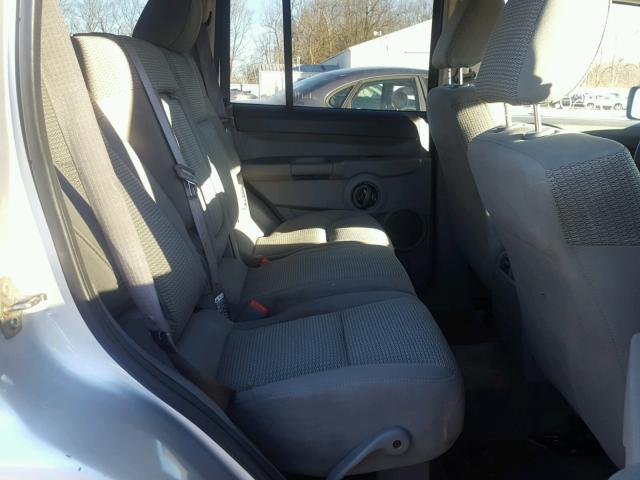 1J8HG48N56C195065 - 2006 JEEP COMMANDER ვერცხლისფერი ფოტო 6