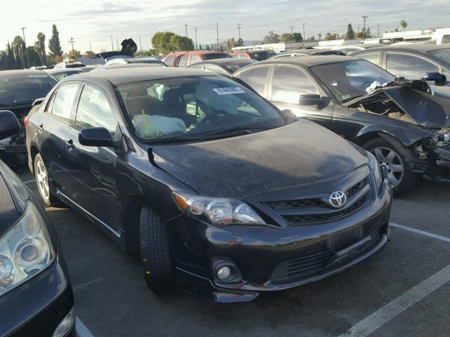 5YFBU4EE0DP210487 - 2013 TOYOTA COROLLA BA BLACK photo 1