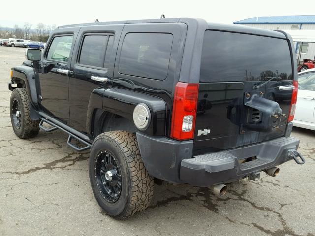 5GTDN136368209826 - 2006 HUMMER H3 BLACK photo 3