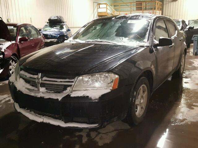 1B3LC46BX9N556113 - 2009 DODGE AVENGER SE BLACK photo 2