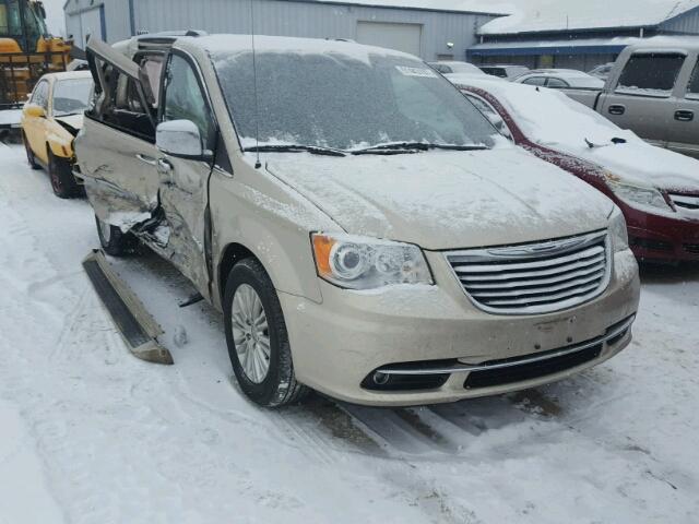 2C4RC1GG0DR515597 - 2013 CHRYSLER TOWN & COU TAN photo 1