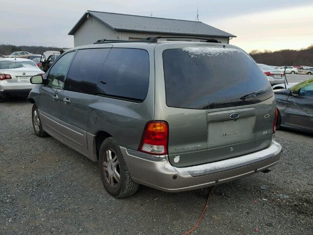 2FMDA53453BB86675 - 2003 FORD WINDSTAR S GREEN photo 3