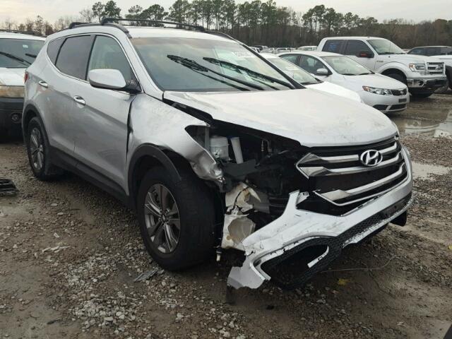 5XYZU3LB4GG318864 - 2016 HYUNDAI SANTA FE S SILVER photo 1