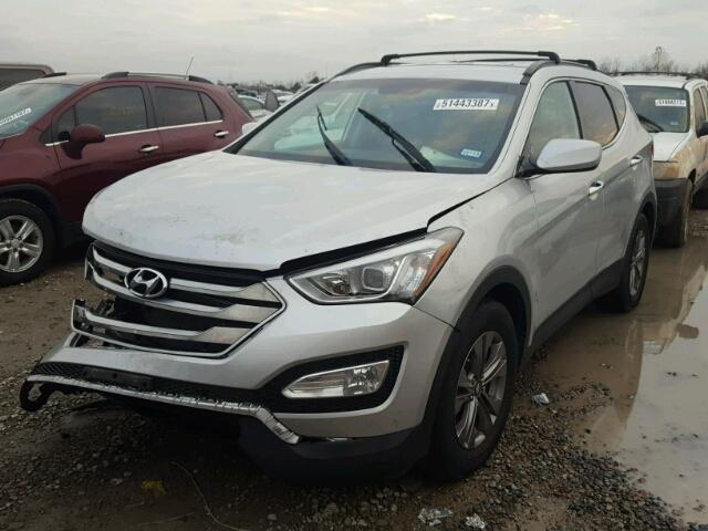 5XYZU3LB4GG318864 - 2016 HYUNDAI SANTA FE S SILVER photo 2