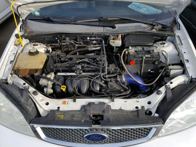 1FAFP34N96W174626 - 2006 FORD FOCUS ZX4 WHITE photo 7