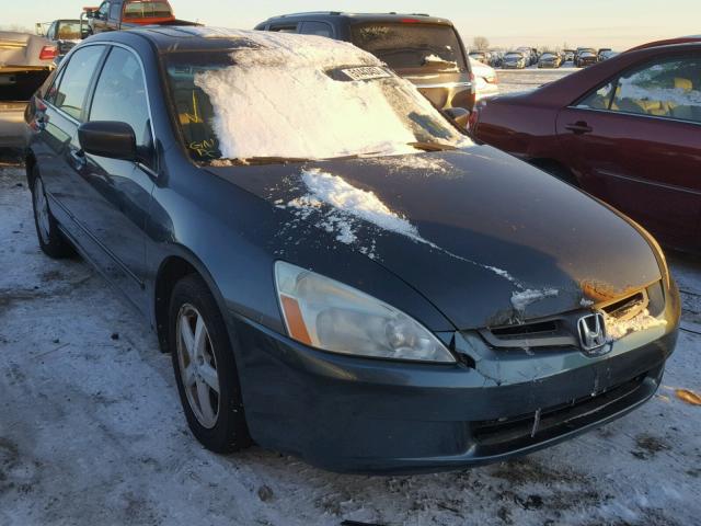 1HGCM56854A036392 - 2004 HONDA ACCORD EX GREEN photo 1