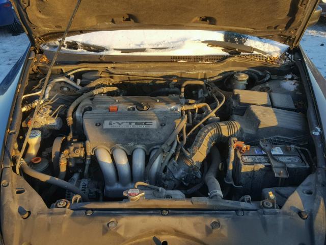 1HGCM56854A036392 - 2004 HONDA ACCORD EX GREEN photo 7