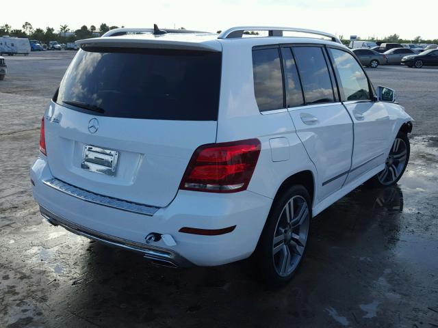 WDCGG5HB7FG438649 - 2015 MERCEDES-BENZ GLK 350 WHITE photo 4