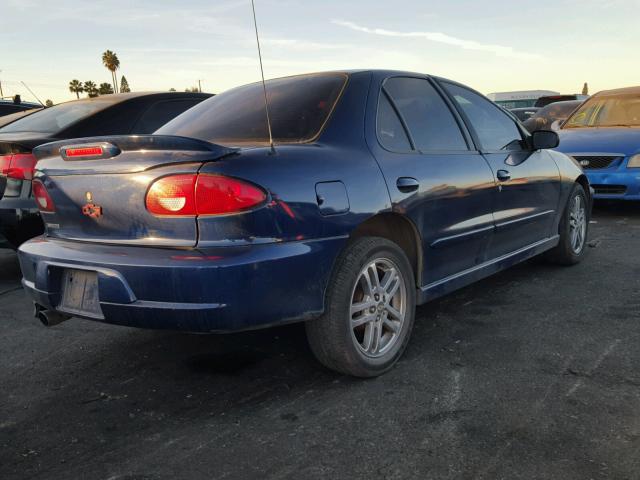 1G1JC524927341442 - 2002 CHEVROLET CAVALIER B BLUE photo 4