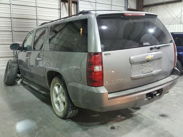 3GNFK16YX8G179508 - 2008 CHEVROLET SUBURBAN K GRAY photo 3