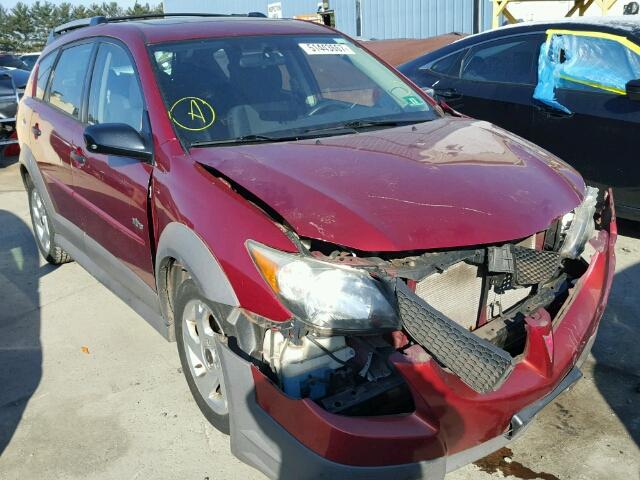 5Y2SL62884Z453967 - 2004 PONTIAC VIBE RED photo 1