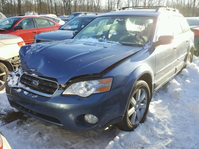 4S4BP61C577344162 - 2007 SUBARU LEGACY OUT BLUE photo 2