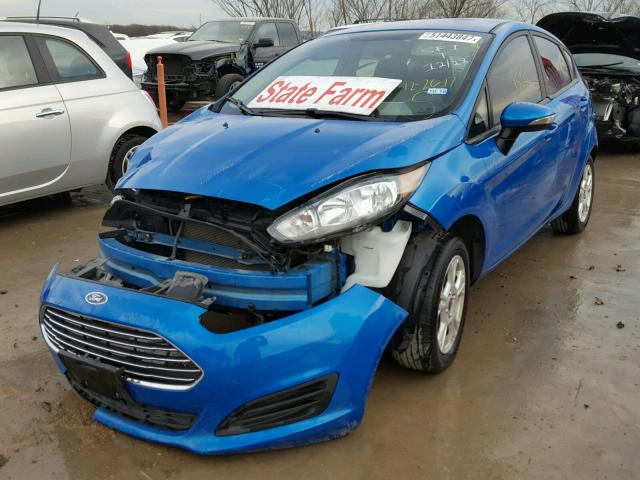 3FADP4EJ2FM126569 - 2015 FORD FIESTA SE BLUE photo 2