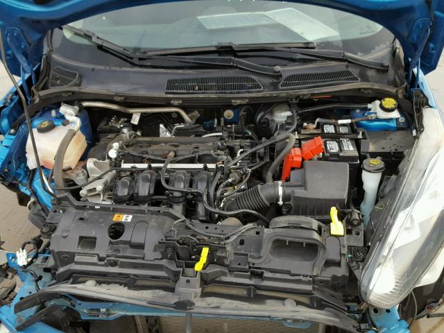 3FADP4EJ2FM126569 - 2015 FORD FIESTA SE BLUE photo 7