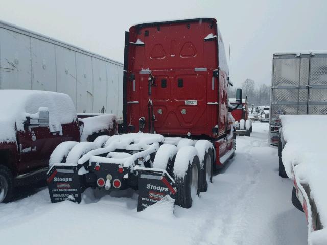 1FUJGLBGXCLBC8235 - 2012 FREIGHTLINER CASCADIA 1 RED photo 4