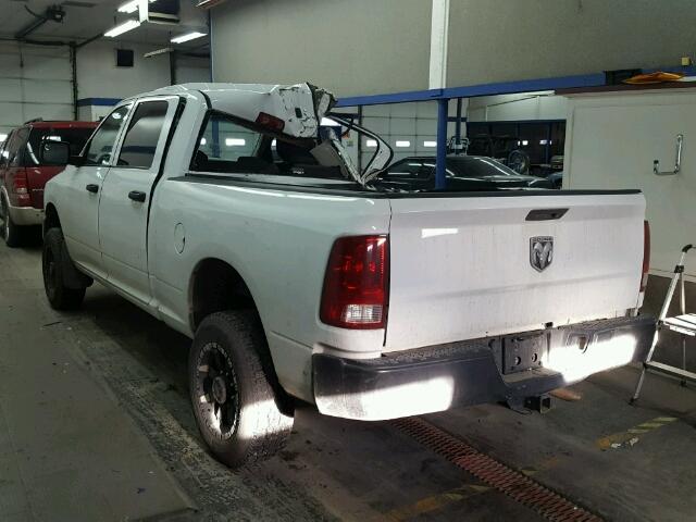 3D7TT2CT3AG187016 - 2010 DODGE RAM 2500 WHITE photo 3