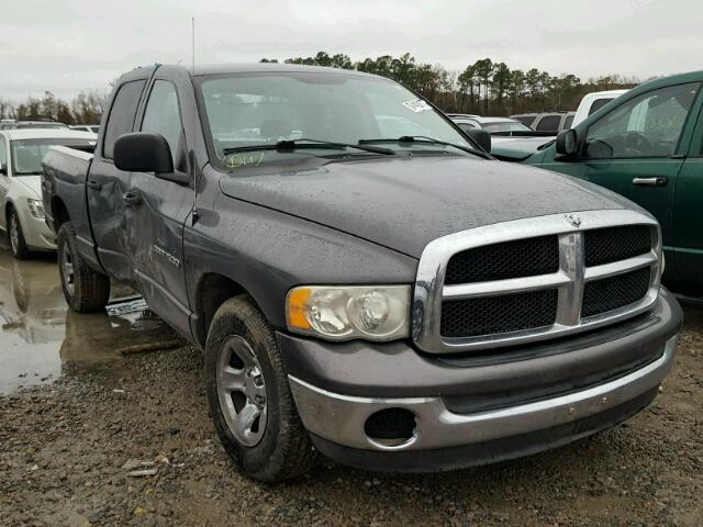 1D7HA18N94S643856 - 2004 DODGE RAM 1500 S GRAY photo 1