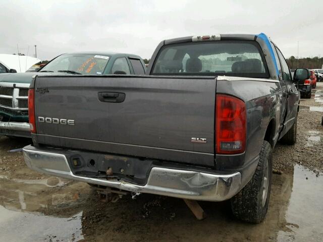 1D7HA18N94S643856 - 2004 DODGE RAM 1500 S GRAY photo 4