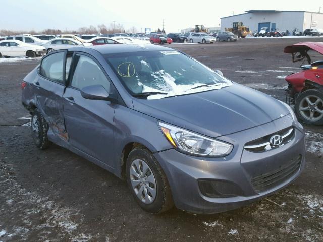 KMHCT4AE0HU316116 - 2017 HYUNDAI ACCENT SE GRAY photo 1