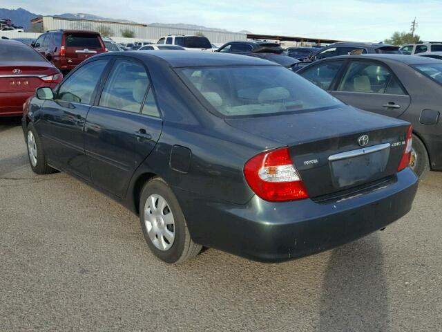 4T1BE32K34U307716 - 2004 TOYOTA CAMRY LE CHARCOAL photo 3