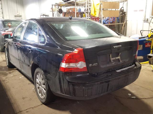 YV1MS382642016226 - 2004 VOLVO S40 2.4I BLACK photo 3