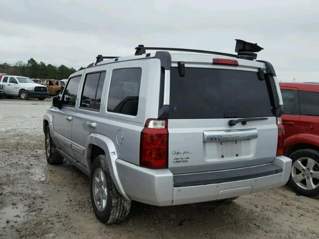 1J8HG58N36C338939 - 2006 JEEP COMMANDER SILVER photo 3