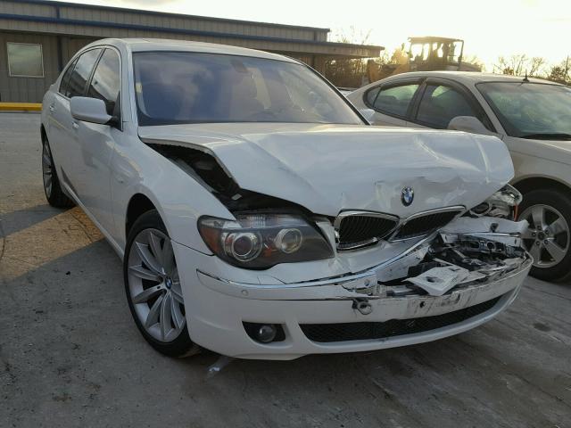 WBAHN83548DT87938 - 2008 BMW 750 LI WHITE photo 1