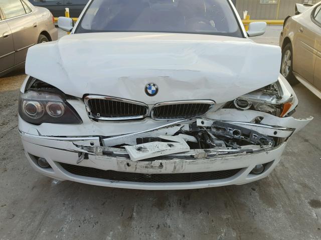 WBAHN83548DT87938 - 2008 BMW 750 LI WHITE photo 7