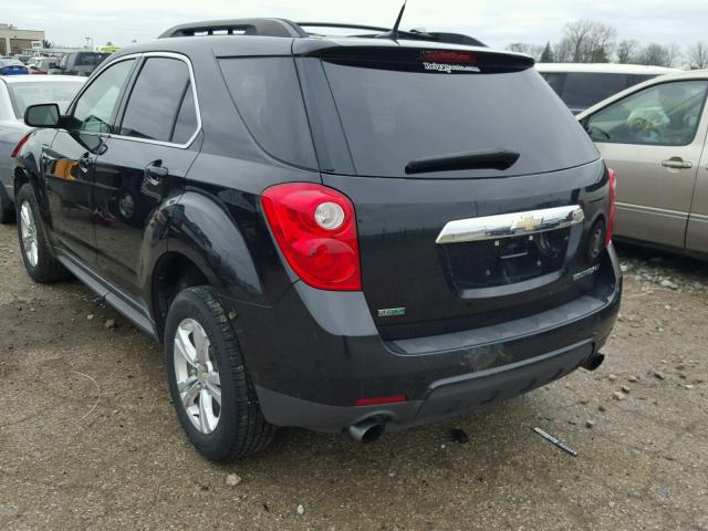 2CNFLDE52B6415467 - 2011 CHEVROLET EQUINOX LT BLACK photo 3