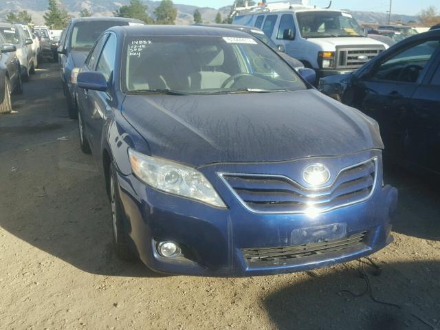 4T1BF3EK9BU749793 - 2011 TOYOTA CAMRY BASE BLUE photo 1