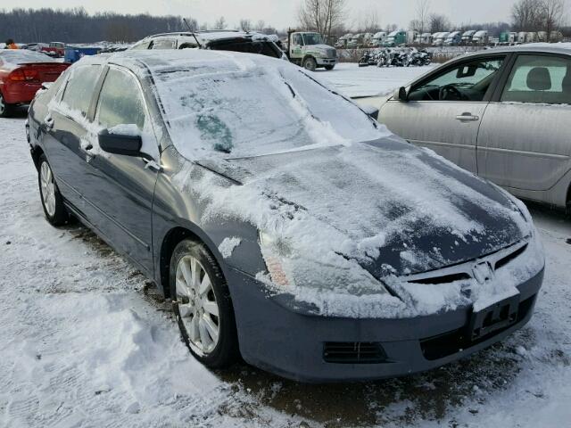 1HGCM66536A053237 - 2006 HONDA ACCORD EX GRAY photo 1