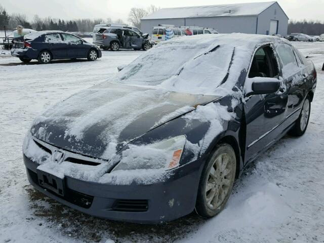 1HGCM66536A053237 - 2006 HONDA ACCORD EX GRAY photo 2