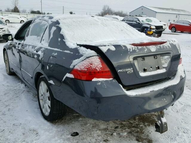 1HGCM66536A053237 - 2006 HONDA ACCORD EX GRAY photo 3