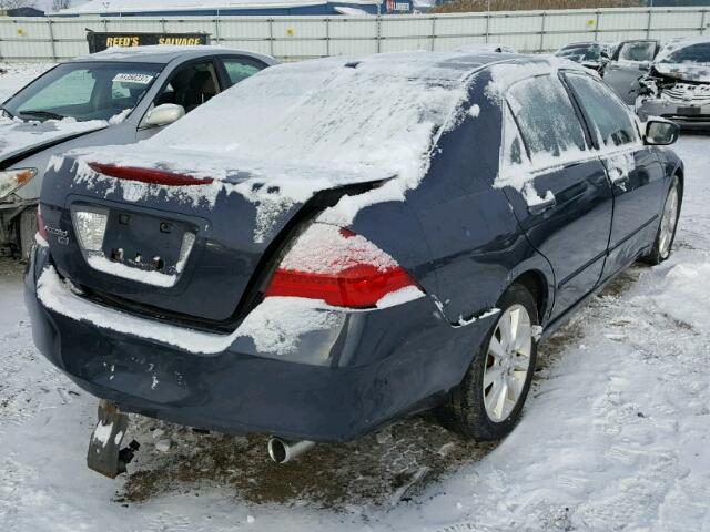 1HGCM66536A053237 - 2006 HONDA ACCORD EX GRAY photo 4