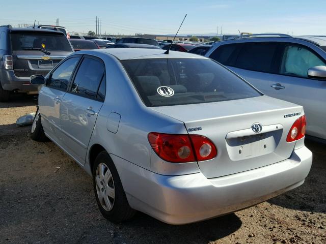 1NXBR32E57Z790225 - 2007 TOYOTA COROLLA CE SILVER photo 3