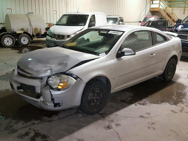 1G1AL15F177408242 - 2007 CHEVROLET COBALT LT SILVER photo 2