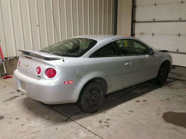 1G1AL15F177408242 - 2007 CHEVROLET COBALT LT SILVER photo 4