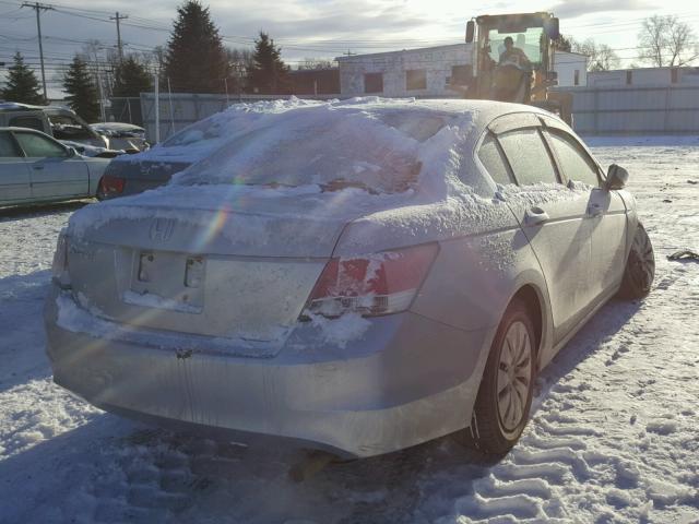 1HGCP26319A034916 - 2009 HONDA ACCORD LX SILVER photo 4