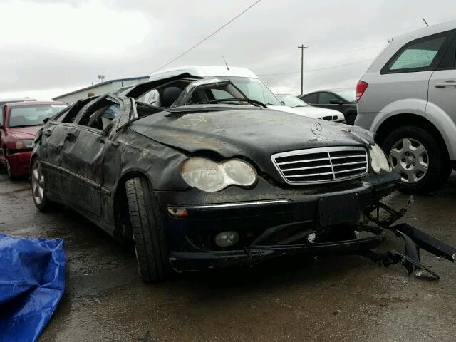 WDBRF52H26A898849 - 2006 MERCEDES-BENZ C GENERATI BLACK photo 1