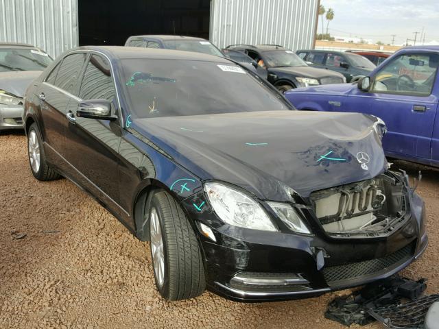 WDDHF5KB8DA691006 - 2013 MERCEDES-BENZ E 350 BLACK photo 1