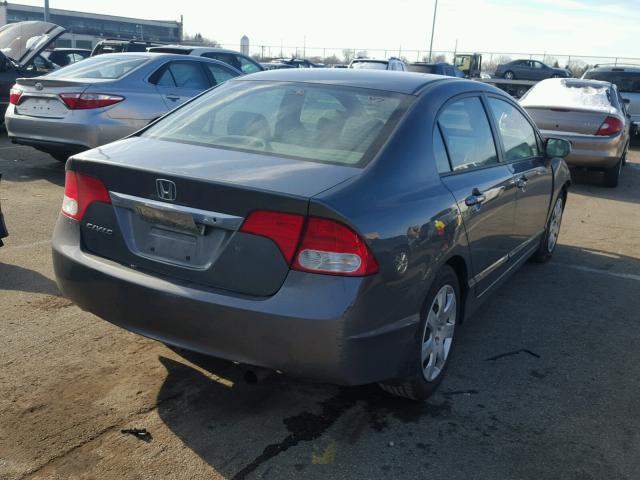 19XFA1F5XBE048826 - 2011 HONDA CIVIC LX GRAY photo 4