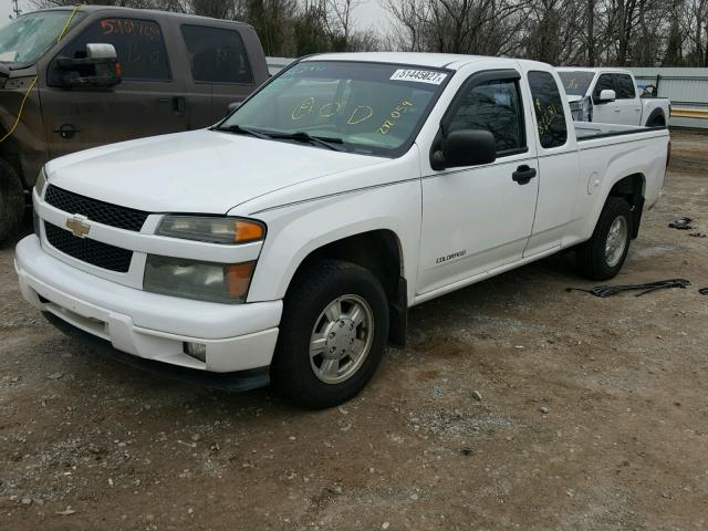 1GCCS198158272054 - 2005 CHEVROLET COLORADO WHITE photo 2