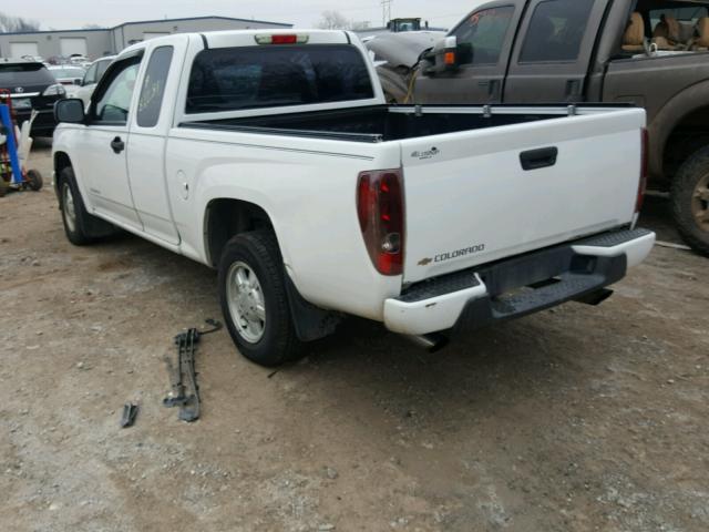 1GCCS198158272054 - 2005 CHEVROLET COLORADO WHITE photo 3