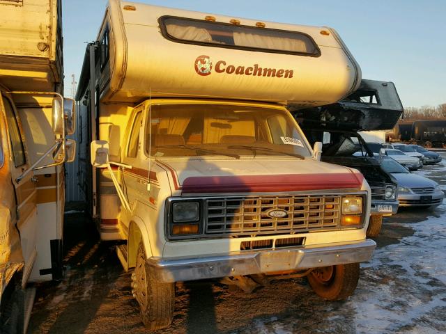 1FDKE30L9GHC31136 - 1986 FORD ECONOLINE TWO TONE photo 1