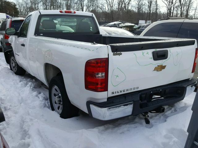 1GCEC14C87E511928 - 2007 CHEVROLET SILVERADO WHITE photo 3